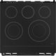 Thor Kitchen® Gordon Ramsay Series 30" Matte Black Pro Style Electric Range-3