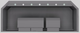 Vent-A-Hood® Designer Series 60" Gunsmoke Wall Mounted Range Hood-4