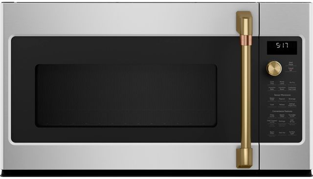 Café™ Brushed Brass Over the Range Knob and Handle Kit-1