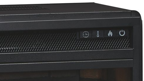 Signature Design by Ashley® Entertainment Accessories Black Large Insert Infrared Fireplace-3