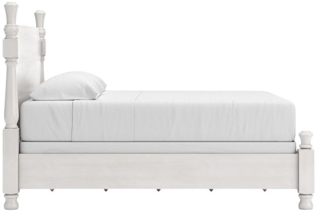 Signature Design by Ashley® Chadworth Antique White King Poster Bed-3