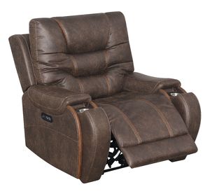 Canyon Walnut Power Recliner with Power Headrest