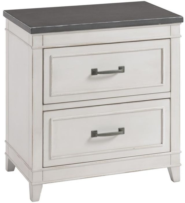 Martin Svensson Del Mar 4-Piece Gray/White California King Bedroom Set-2