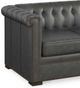 Century® Modern Chesterfield Gunmetal Loveseat-1