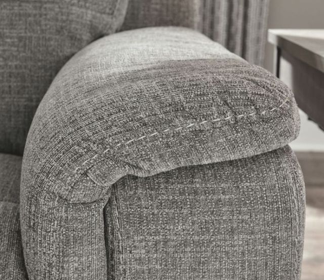 Signature Design by Ashley® Mouttrie Smoke Power Recliner with Adjustable Headrest-3