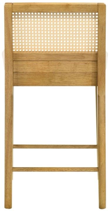 Armen Living Tobias Amber Glow/White Counter Stool-4