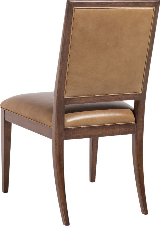 Hooker® Furniture Archives Classic Walnut/Dark Blond Upholstered Dining Side Chair-3