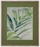 Bassett Mirror Green Palm l Framed Print-0