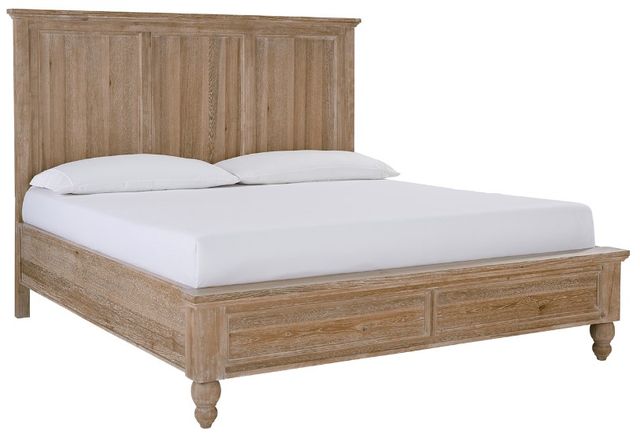 aspenhome® Cambridge Modern Khaki King Panel Bed-0