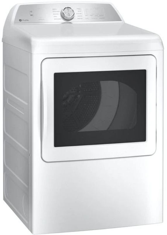 GE Profile™ 7.4 Cu. Ft. White Electric Dryer -2