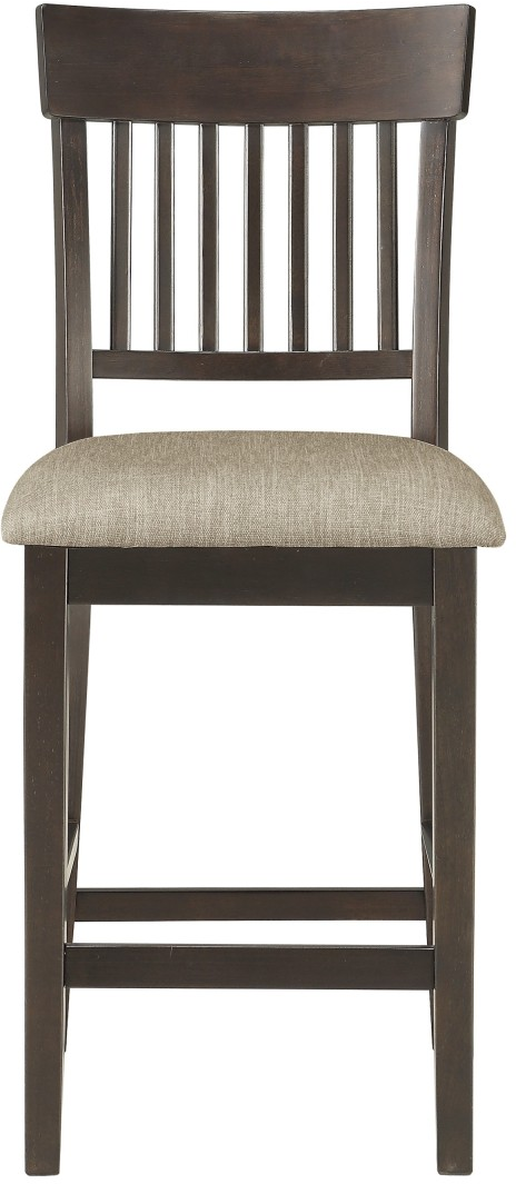 Homelegance® Balin 5-Piece Dark Brown Counter Height Table Set-1