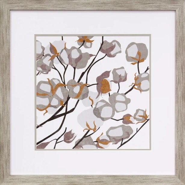 Stylecraft Cotton Balls II Beige/White Wall Art-0