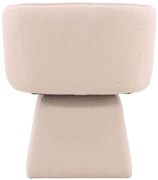 Dovetail Furniture Jonie Lola Cream Swivel Chair-3