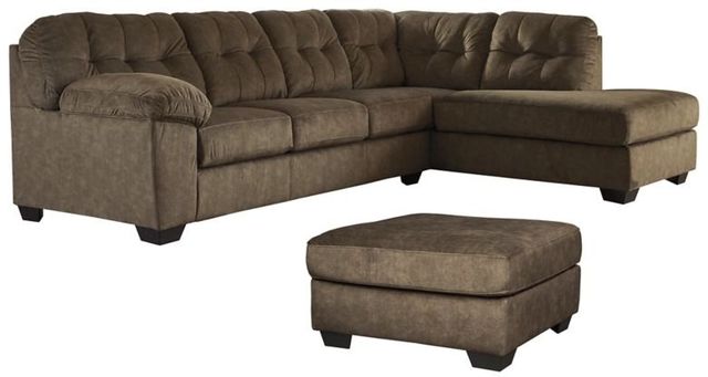 Signature Design by Ashley® Accrington 2-Piece Earth Sectional with Ottoman Set-0