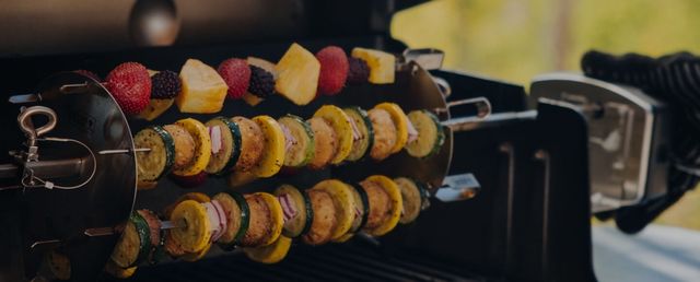 Weber® Stainless Steel Rotisserie Skewer Set-4