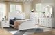Elements International Kona White Queen Panel Bed-3