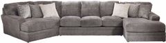 Jackson Furniture Mammoth 3 Piece Smoke Sectional Sofa