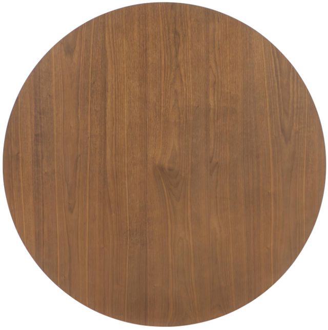 Legacy Classic Midland Warm Amber Round Dining Table with Black Base-2
