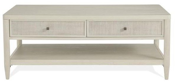Riverside Furniture Maren White Sand Coffee Table-1