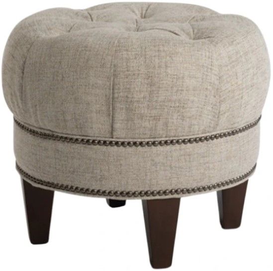 Smith Brothers Customizable 2000 Round Small Ottoman-0
