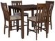 Powell® Landry 5-Piece Brown Counter Table Set-0