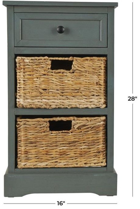 Deco Marche Teal Side Table-3