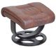 BarcaLounger® Jacque Hilton Whiskey Pedestal Recliner and Ottoman-2