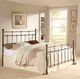 SinCa-CA Dexter Hammered Brown Queen Metal Rod Headboard-1