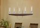 Cal® Lighting & Accessories Ercolano Pine Chandelier-1