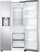 LG 36" 26.6 Cu. Ft. Fingerprint Resistant Stainless Steel Side-by-Side Refrigerator with Craft Ice® -4