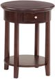 Whittier Wood® Furniture McKenzie Caffe Round Side Table-0