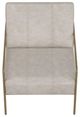 International Furniture Direct Aragon Ivory/Gold Accent Chair-1