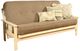 Kodiak Furniture Monterey Linen Stone/Antique White Full Futon with Mattress-0