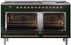 Ilve® Nostalgie II Series 60" Emerald Green Pro Style Dual Fuel Range-1