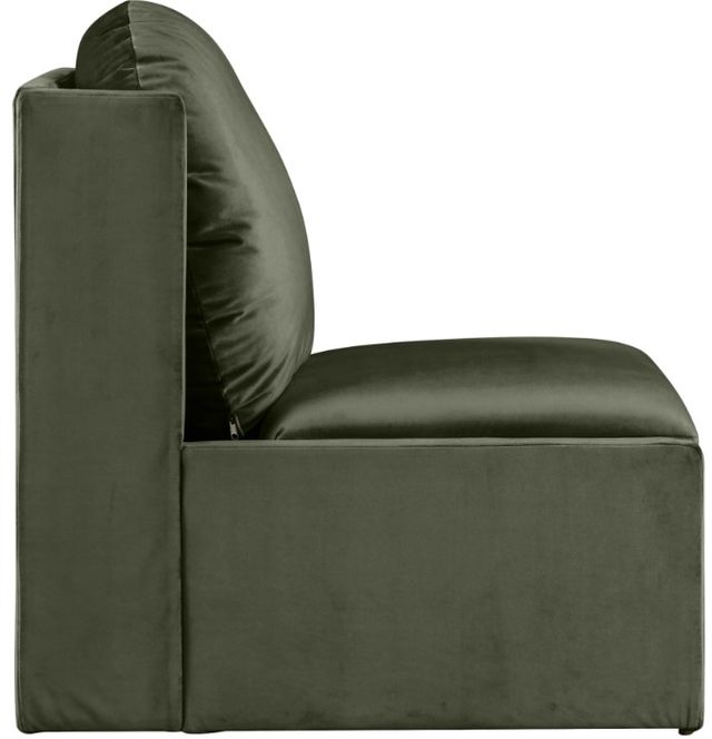 Meridian Furniture Sigma Green Velvet Upholstered Accent Chair-3
