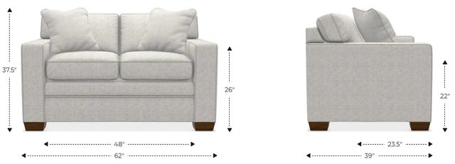 La-Z-Boy® Meyer Parchment Loveseat-2