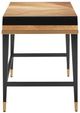 Currey & Company Kallista Taupe/Black Large Desk-2