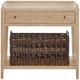 Universal Explore Home™ Modern Farmhouse Rylie Rustic Natural Oak Nightstand-2