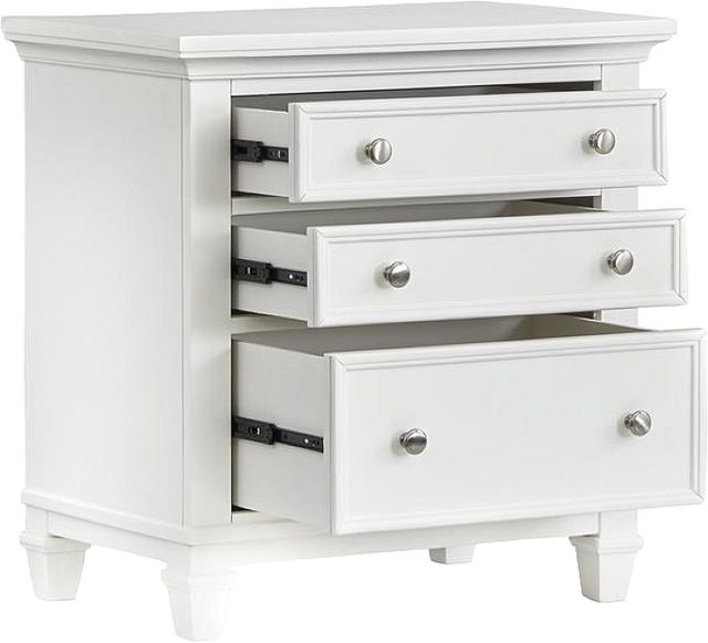 Magnussen Home® Charleston White Dove Drawer Nightstand-3
