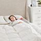 Olliix True North by Sleep Philosophy White Twin All Season Warmth Oversized Cotton Down Comforter-5