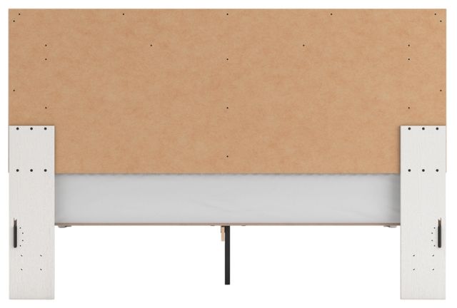 Signature Design by Ashley® Zuraleus White King Upholstered Panel Bed-4