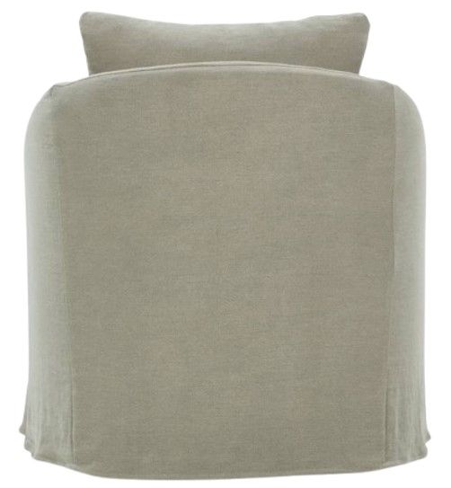 Rowe® Customizable Emmerson Slipcovered Swivel Chair-3
