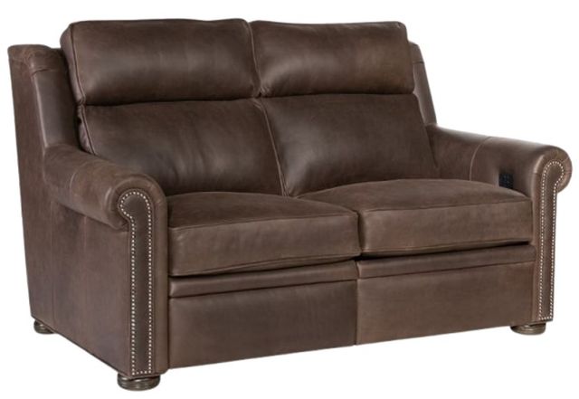 Bradington-Young Customizable Reece Power Reclining Loveseat with Power Headrest and Two Piece Back-1