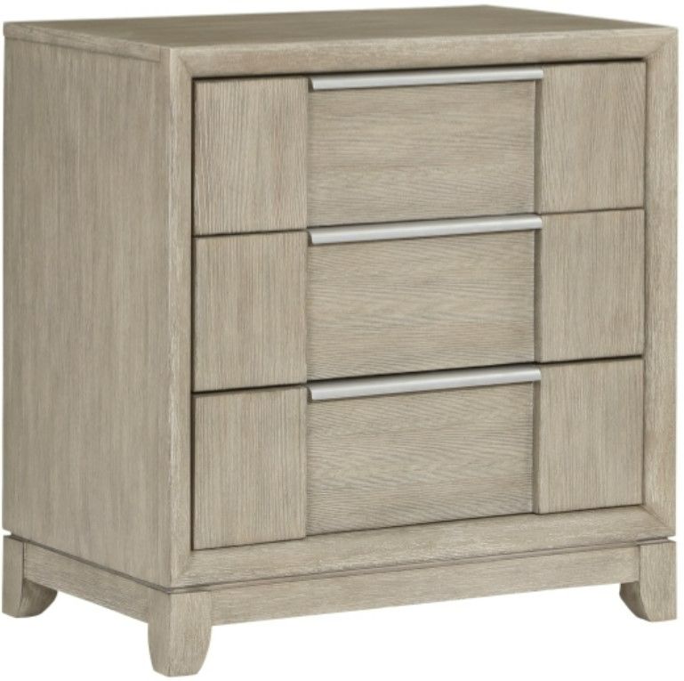 Homelegance® McKewen Light Gray Nightstand