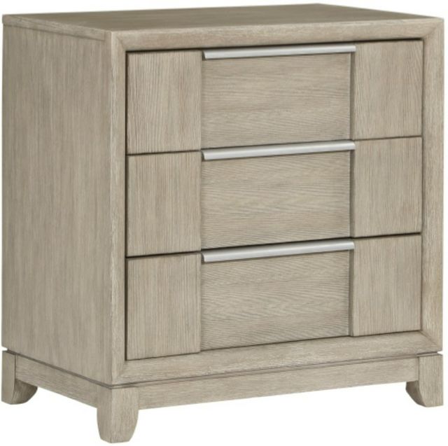 Homelegance® McKewen Light Gray Nightstand-0
