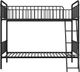Better Homes & Gardens Kelsey Black Twin over Twin Metal Bunk Bed-1
