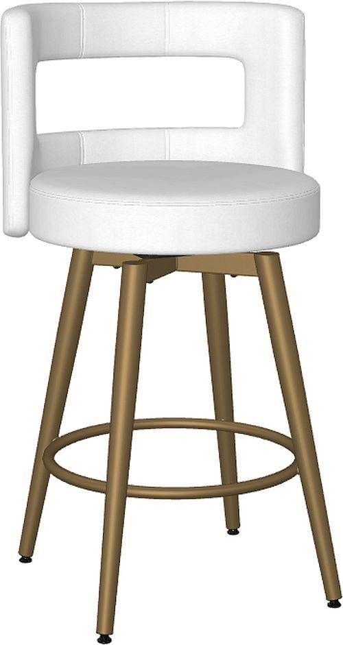 Amisco Customizable Curtis Counter Swivel Stool-1