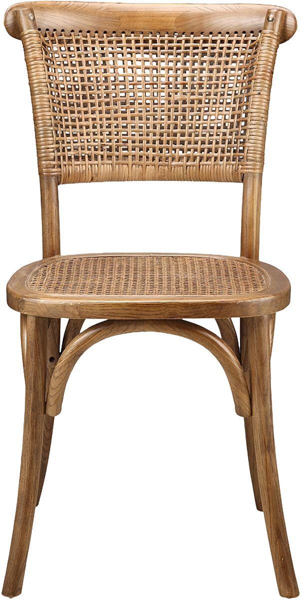 Moe's Home Collection Churchill 2-Piece Light Brown Dining Side Chair Set-1