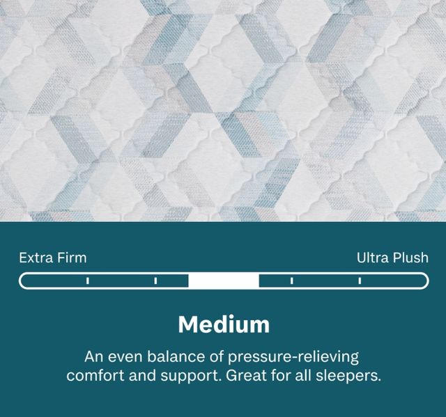 BeautySleep® Soothing Nights 10" Pocketed Coil Medium Tight Top Twin Mattress in a Box-2