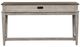Liberty Furniture Heartland Antique White Console Bar Table with Tobacco Top-3